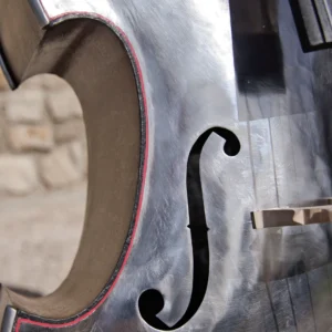idée d'ensemble Violoncelle - recup art - recycle art - sculpture métal - joeldecaix.com - baril
